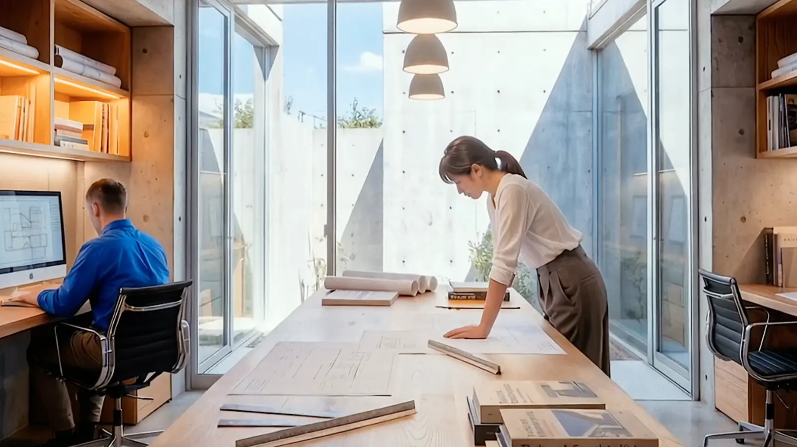 Au bureau