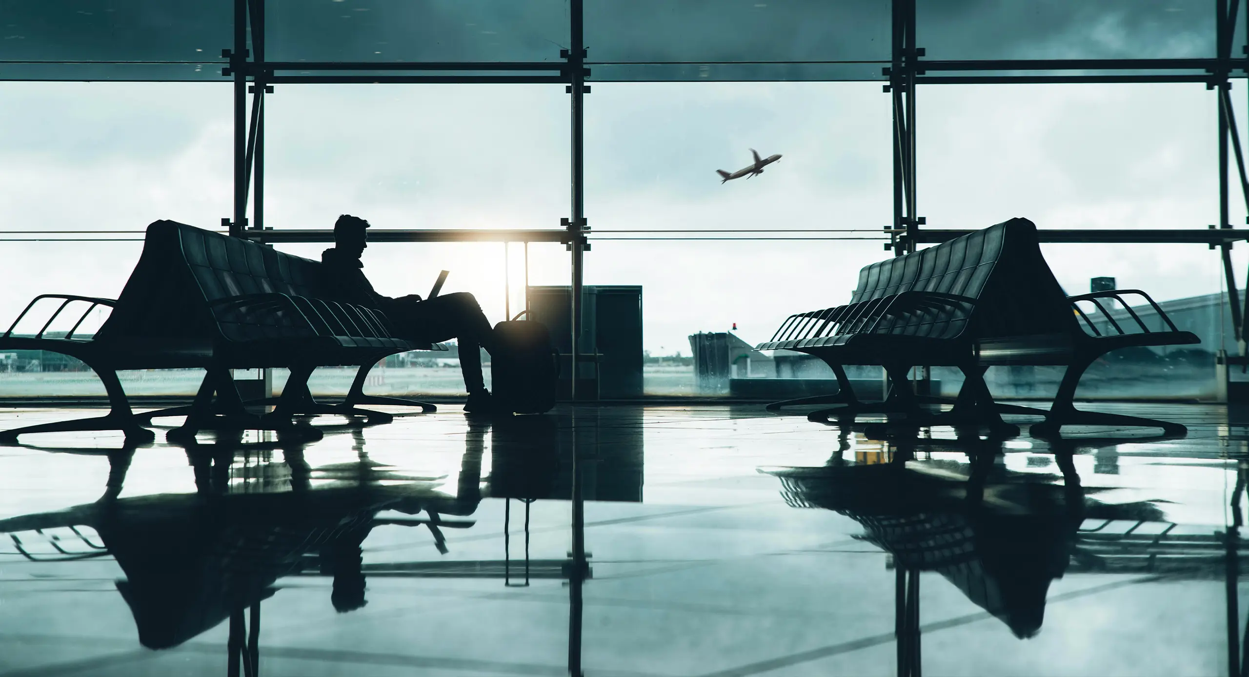 salle d'embarquement Aéroport