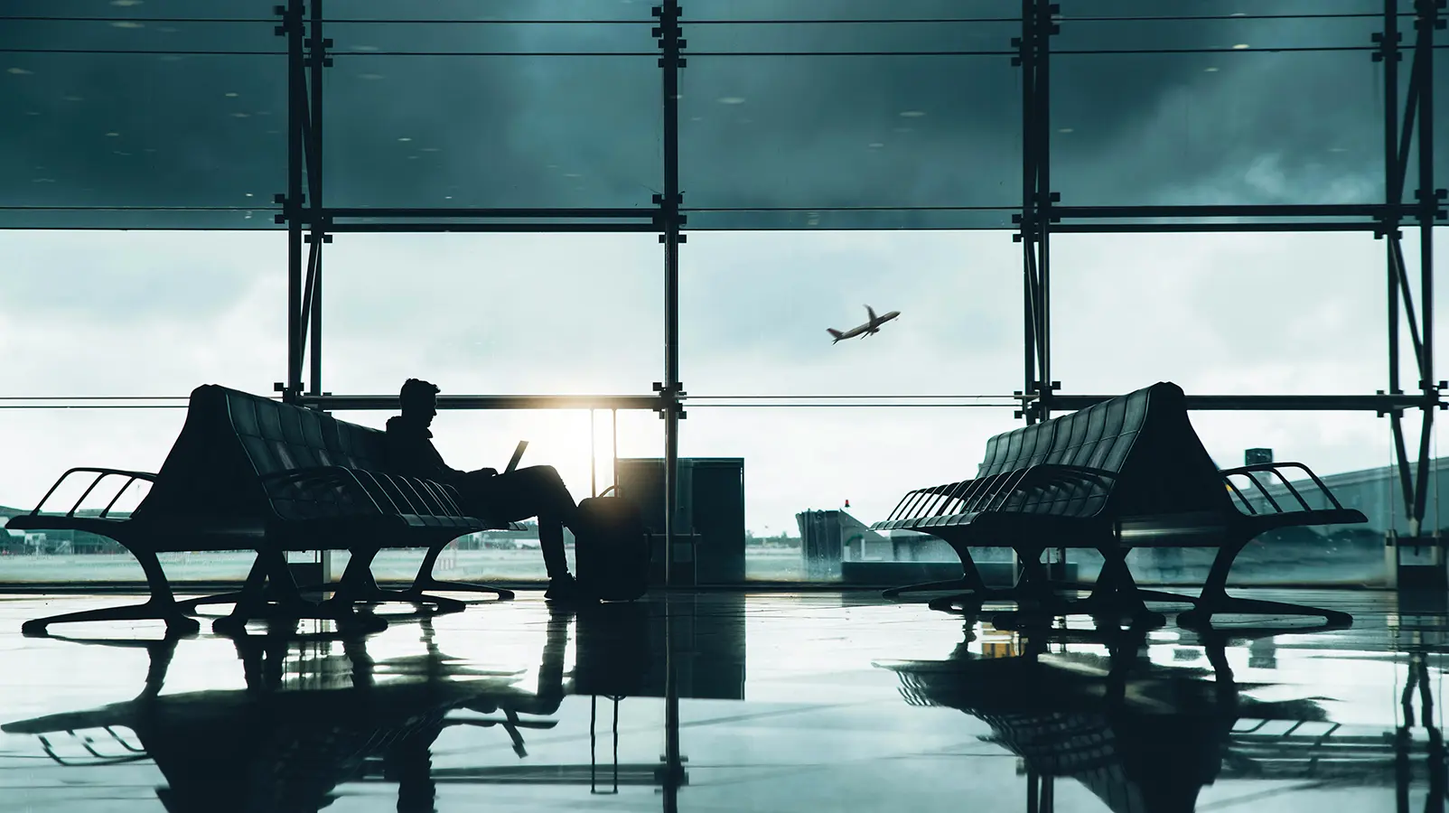 salle d'embarquement Aéroport