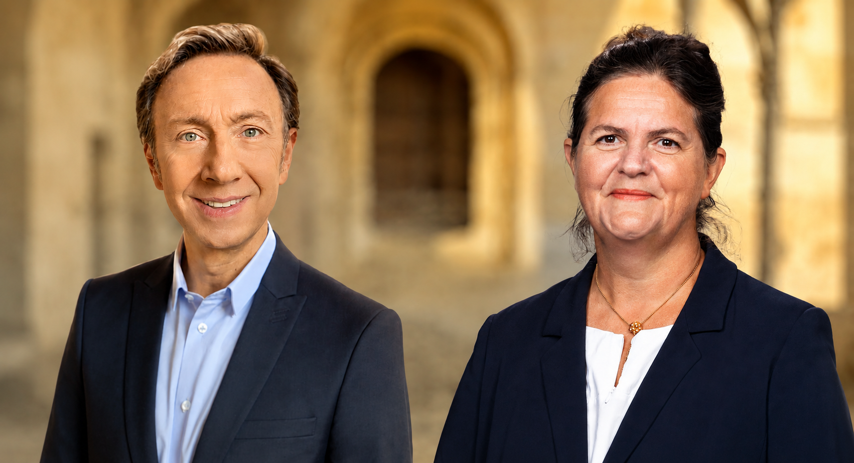 Stéphane Bern et Ariane Bastien