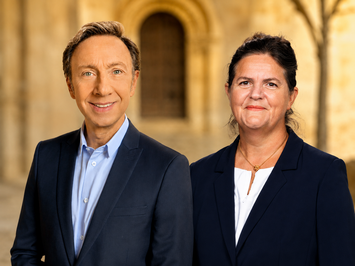 Stéphane Bern et Ariane Bastien