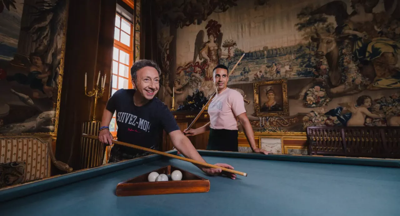 Stéphane Bern et Yori Baillères Paris le Perche