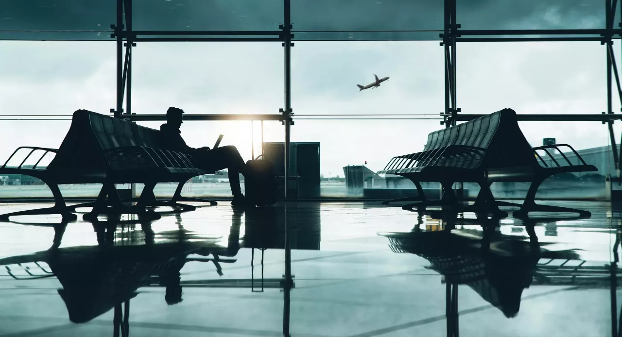 salle d'embarquement Aéroport