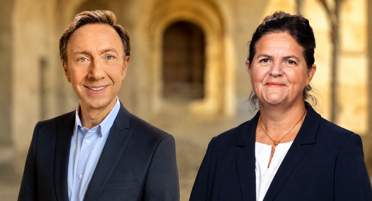 Stéphane Bern et Ariane Bastien