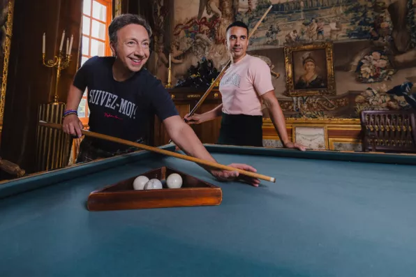 Stéphane Bern et Yori Baillères Paris le Perche