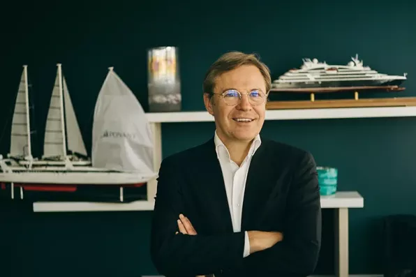 Hervé Gastinel dans son bureau