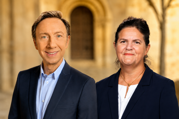 Stéphane Bern et Ariane Bastien